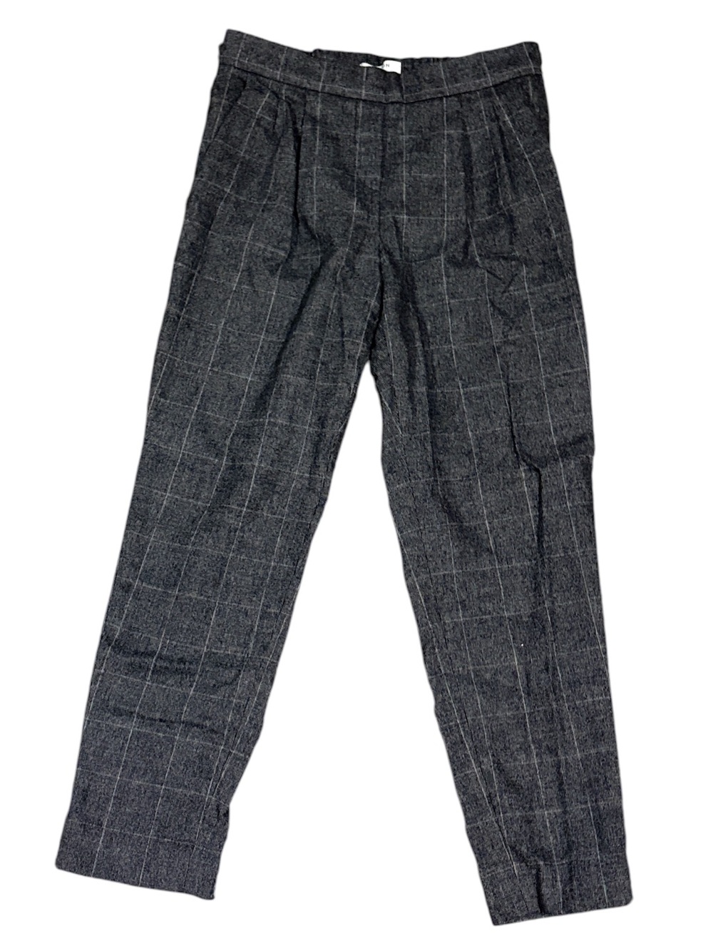 BABATON Wool & Cashmere Blend Pleated Ankle Trousers Pants